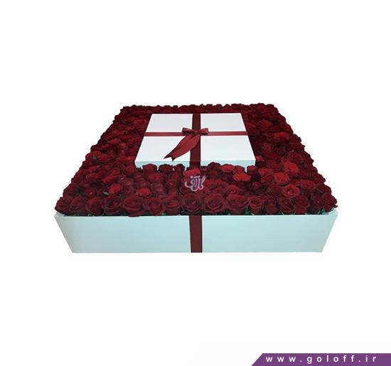 باکس گل - جعبه گل رز قرمز نادیا - Nadeia | گل آف